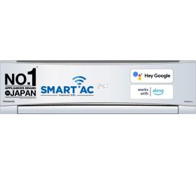 Panasonic CS/CU-NU18YKY4W 1.5 Ton 4 Star Split Inverter AC with Wi-fi Connect - White , Copper Condenser image