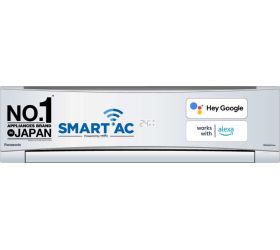 Panasonic CS/CU-NU18YKY5W 1.5 Ton 5 Star Split Inverter AC with Wi-fi Connect - White , Copper Condenser image