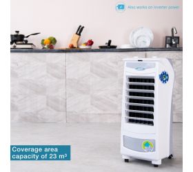Symphony Silver 9 L Room/Personal Air Cooler White, image