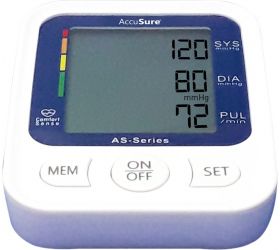 AccuSure 0002 Bp Monitor OFF WHITE AND BLUE image