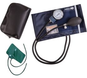 Agarwals Manual Blood Pressure Machine Set With 1 Pc Extra BP Bladder Green Bp Monitor Black, Green image