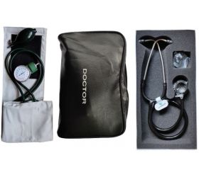 caretouch Blood Pressure Machine Manual With Stethoscope Bp Monitor Black image