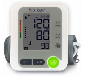 dr odin Automatic Digital Blood Pressure Monitor with LCD Display Bp Monitor Bp Monitor Grey image