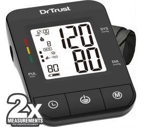 Dr. Trust  USA Fully Automatic Comfort Digital Blood Pressure Checking Machine with MDI Technology Bp Monitor Black image