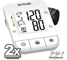 Dr. Trust  USA Fully Automatic i-Check Digital Blood Pressure Checking Machine with MDI Technology Bp Monitor White image