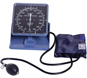 MCP Healthcare Desktop Blood Pressure Monitor Clock BLUE Bp Monitor Blue image