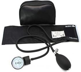 momento Manual Aneroid blood Pressure Monitor With Pouch Manual Aneroid Blood Pressure Monitor Bp Monitor Black image
