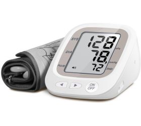 Niscomed PW-218 Fully Automatic Digital Blood Pressure Monitor Fully Automatic Digital Blood pressure Monitor Bp Monitor Daisy White image