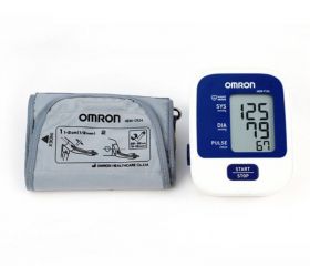 Omron Blood Pressure Monitor HM-7124 Bp Monitor White image