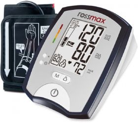 Rossmax MJ701f Deluxe Automatic Blood Pressure Monitor Bp Monitor White, Black image