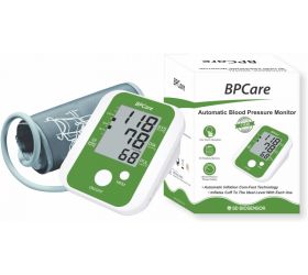 Standard BPCare Automatic Blood Pressure Monitoring Machine Digital measuring device BP checking meter at home* Bp Monitor Green image