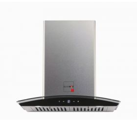 BlowHot 60cms 1,000 m3/h suction Chimney Baffle Filter with oil cup,Push control,Black Color -Without Installation Services Electra S STC - Silver Wall Mounted Chimney Grey 1100 CMH image