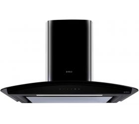 Elica Deep Silent Chimney with EDS3 Technology Glace EDS HE LTW 90 BK NERO T4V LED S Wall Mounted Chimney Black 1010 CMH image