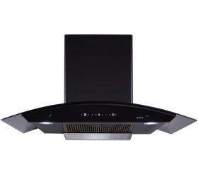 Elica . TBFL HAC TOUCH 90 MS NERO Auto Clean Wall Mounted Chimney Black 1200 CMH image