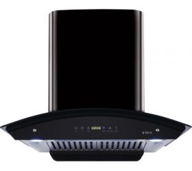 Elica WD HAC TOUCH BF 60 BK with Installation Kit Included Auto Clean Wall Mounted Chimney Black 1200 CMH image
