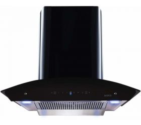 Elica Elica 60 cm 1200 m3/hr Filterless Auto Clean Chimney with Free Installation Kit WDFL HAC TOUCH 60 MS, Touch + Motion Sensor Control, Black WDFL HAC TOUCH 60 MS with Installation Kit Included Auto Clean Wall Mounted Chimney Black 1200 CMH image