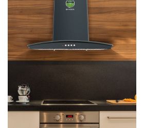 Faber Hood Tratto Plus BK LTW 60  110.0330.304 Wall Mounted Chimney Black 1000 CMH image