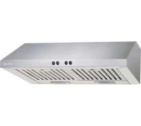 Glen 6002 DX 60 1000 Baffle Filter CH6002DX60SLBF Wall Mounted Chimney Silver 1000 CMH image