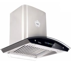Hindware Venza BK 60cm 1200 m3 hr Auto Clean Chimney Auto Clean Wall Mounted Chimney Grey 1200 CMH image
