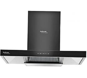 Hindware Maurice Bf 90 75cm Auto Clean Chimney, Black Auto Clean Wall Mounted Chimney Black 1000 CMH image