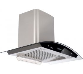 Hindware Cleo 90 Auto-Clean Cleo 90 Auto Clean Wall Mounted Chimney Brush Sliver/Inox 1200 CMH/m3/h image