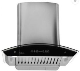 Hindware Cleo HAC 60 CLEO-HEAT Auto Clean Wall Mounted Chimney Silver 1200 CMH image