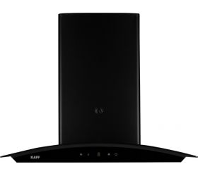 Kaff LIZ DHC 60/LIZ BF DHC 60 LIZ BF DHC 60/LIZ DHC 60 Auto Clean Wall Mounted Chimney Matte Black 1250 CMH image