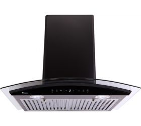 Seavy Amaze Auto BK 60 cm with Motion Sensor and Auto Clean Technology Auto Clean Wall Mounted Chimney Black 1100 CMH image