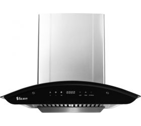 Seavy Ciaz Stainless Steel 60cm Auto Clean Wall Mounted Chimney Silver/Steel Grey 1200 CMH image