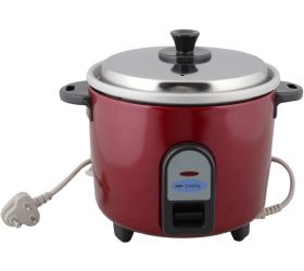 eastern commerce CR-1713 a02 Electric Rice Cooker 5.4 L, Red image