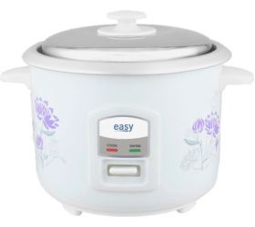 Easy Electronic Singal Layer Egg Boiler With Handle Steamer 7 Eggs Yellow RC1.0 Electric Rice Cooker 1 L, White image