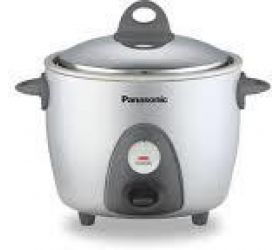 Panasonic Electronic Singal Layer Egg Boiler With Handle Steamer 7 Eggs Blue SR-G06 CMB Automatic Cooker 0.6 L Electric Rice Cooker 0.6 L, Silver image