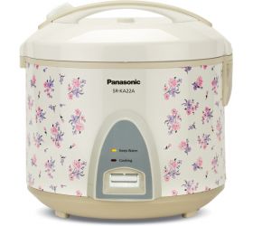 Panasonic Robocook Electric Pressure Cooker with 11 in 1 Preset Menu, 8L SS Pot SR-KA22A R Automatic Jar Cooker/Warmer Electric Rice Cooker 5.7 L, Multicolor image