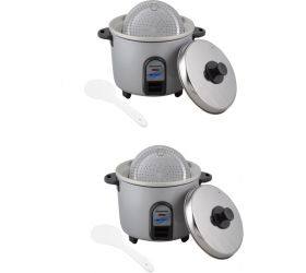 Panasonic Electric Cooker SR WA 10 Electric Rice Cooker 2.7 L, White, Pack of 2 image