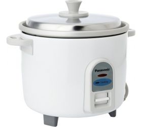 Panasonic Panasonic SR-WA22H SS - 750 Watt Automatic Cooker Warmer 5.4 Litre Food Steamer SR-WA 18 Electric Rice Cooker 1.8 L, White image