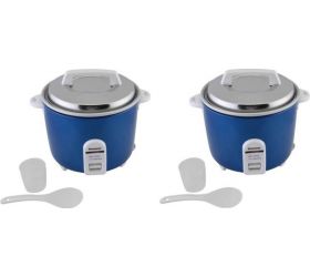 Panasonic Electric Multi Function Cooker SR-WA18H E pack of 2 Electric Rice Cooker 4.4 L, Blue image