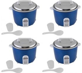 Panasonic Electronic Singal Layer Egg Boiler With Handle Steamer 7 Eggs SR-WA18H E pack of 4 Electric Rice Cooker 4.4 L, Blue image