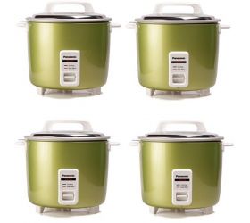 Panasonic Touch EPC005 SR-WA22H E PACK OF 4 Electric Rice Cooker 5.4 L, APPLE GREEN image