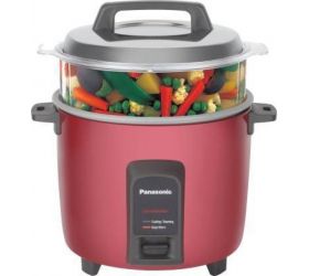 Panasonic SR-Y22FHS Electric Rice Cooker with Steaming Feature 5.4 L, Burgundy image