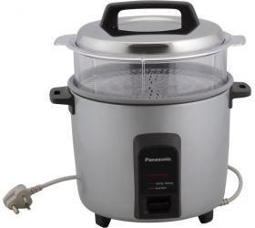 Panasonic SR-Y22FHS Electric Rice Cooker with Steaming Feature 5.4 L, Silver image