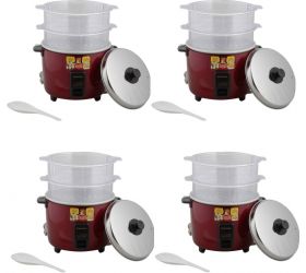 Panasonic VRC 1.8 2P WA22H SS PACK OF 4 Electric Rice Cooker 5.4 L, Red image