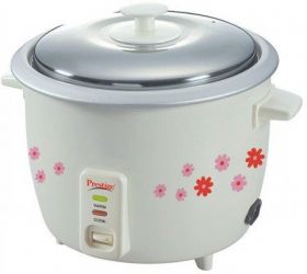 Prestige CR-1713 PRW 1.8 Electric Rice Cooker 1.8 L, White, Pink image