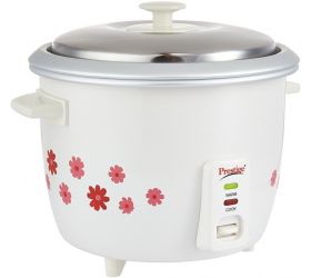 Prestige PRWO 1.8-2 Electric Rice Cooker with Steaming Feature 1.8 L, Multicolor image