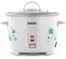 Usha RC18GS1 Electric Rice Cooker with Steaming Feature 1.8 L, White image