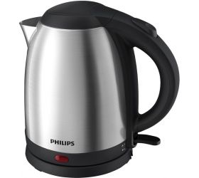PHILIPS Hot Water Pot Portable Boiler Tea Coffee Warmer Heater Cordless Electric Kettle 1.8 L, Silver Electric Kettle 1.8 L, Silver HD9306/06 Electric Kettle image