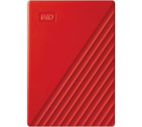 WD WDBPKJ0040BRD-WESN My Passport 4 TB External Hard Disk Drive Red, Black image