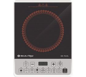 BAJAJ ICX pearl Induction Cooker Induction Cooktop Black, Touch Panel image