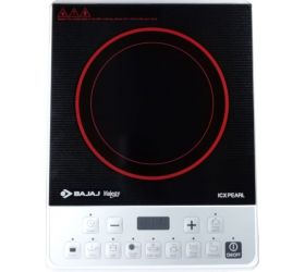 Bajaj Pearl ICX Induction Cooktop Black, White, Red, Push Button image