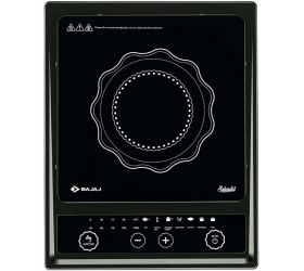 Bajaj Splendid 1200-Watt Induction Cooker Black Induction Cooktop Black, Push Button image