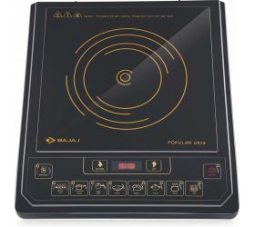 Bajaj Popular Ultra Ultra Induction Cooktop Black, Touch Panel image